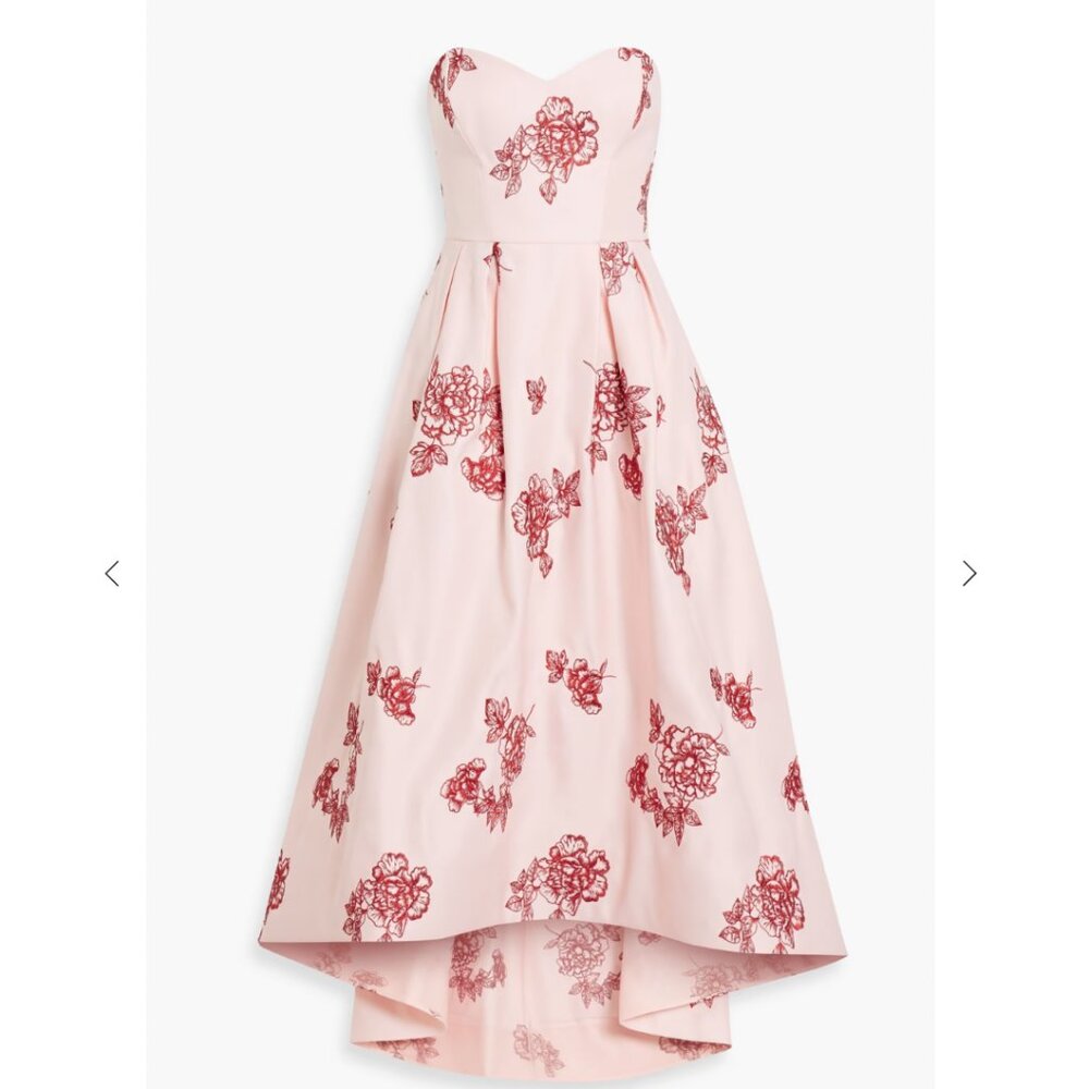 Marchesa Notte Strapless Gown